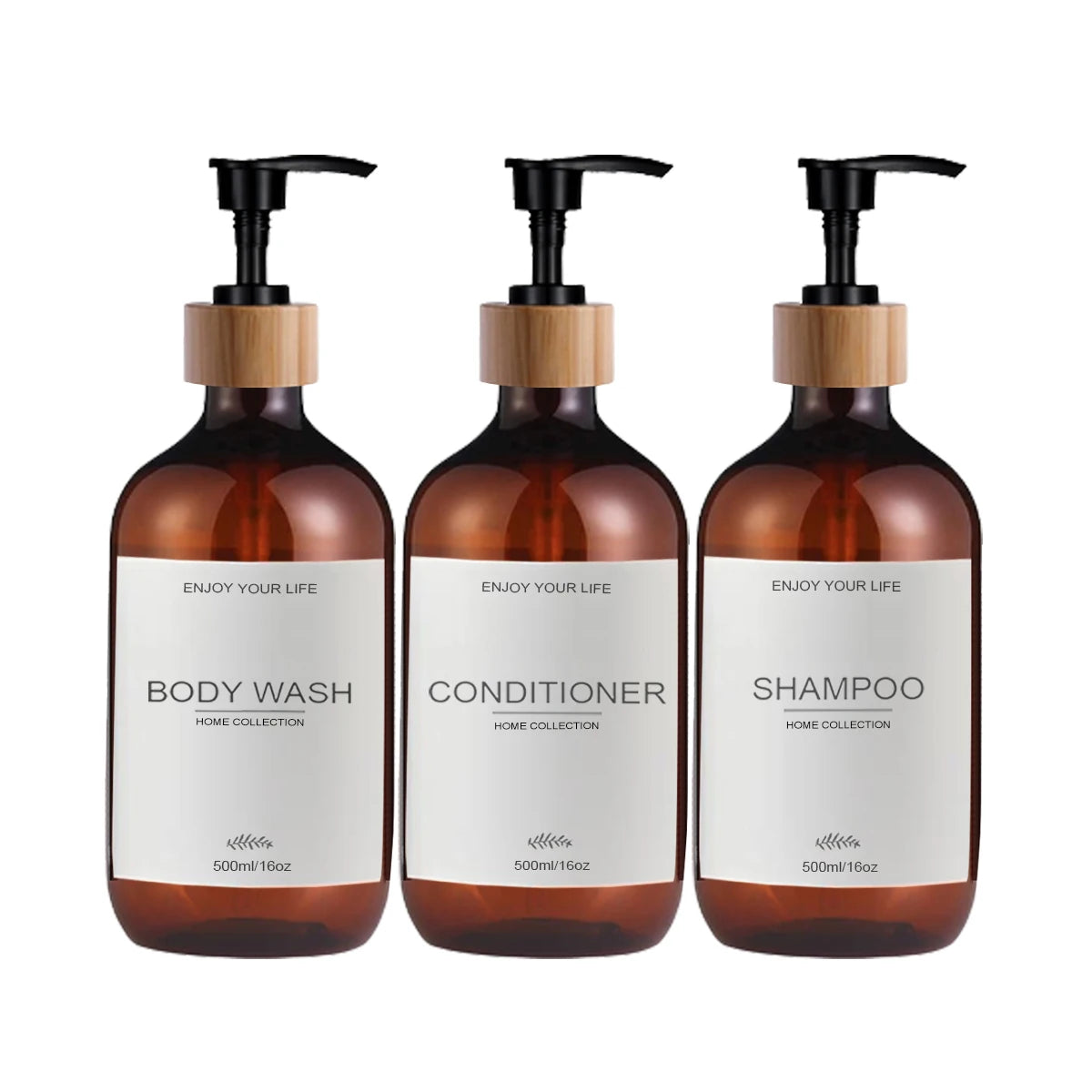 500ml Shampoo and Conditioner Bottles