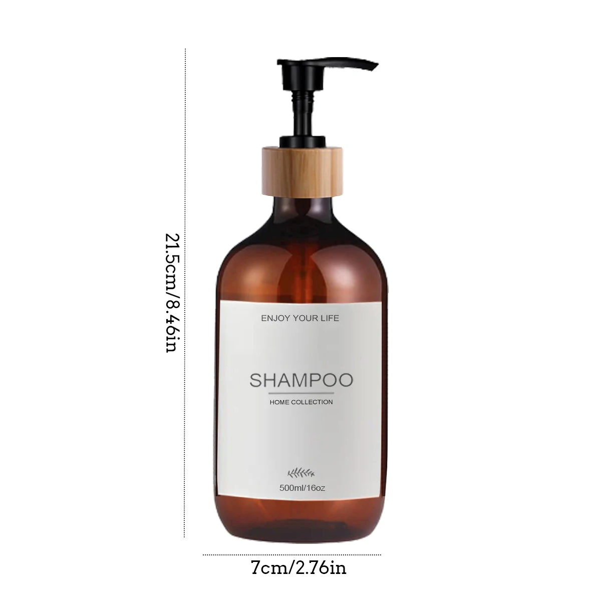 500ml Shampoo and Conditioner Bottles